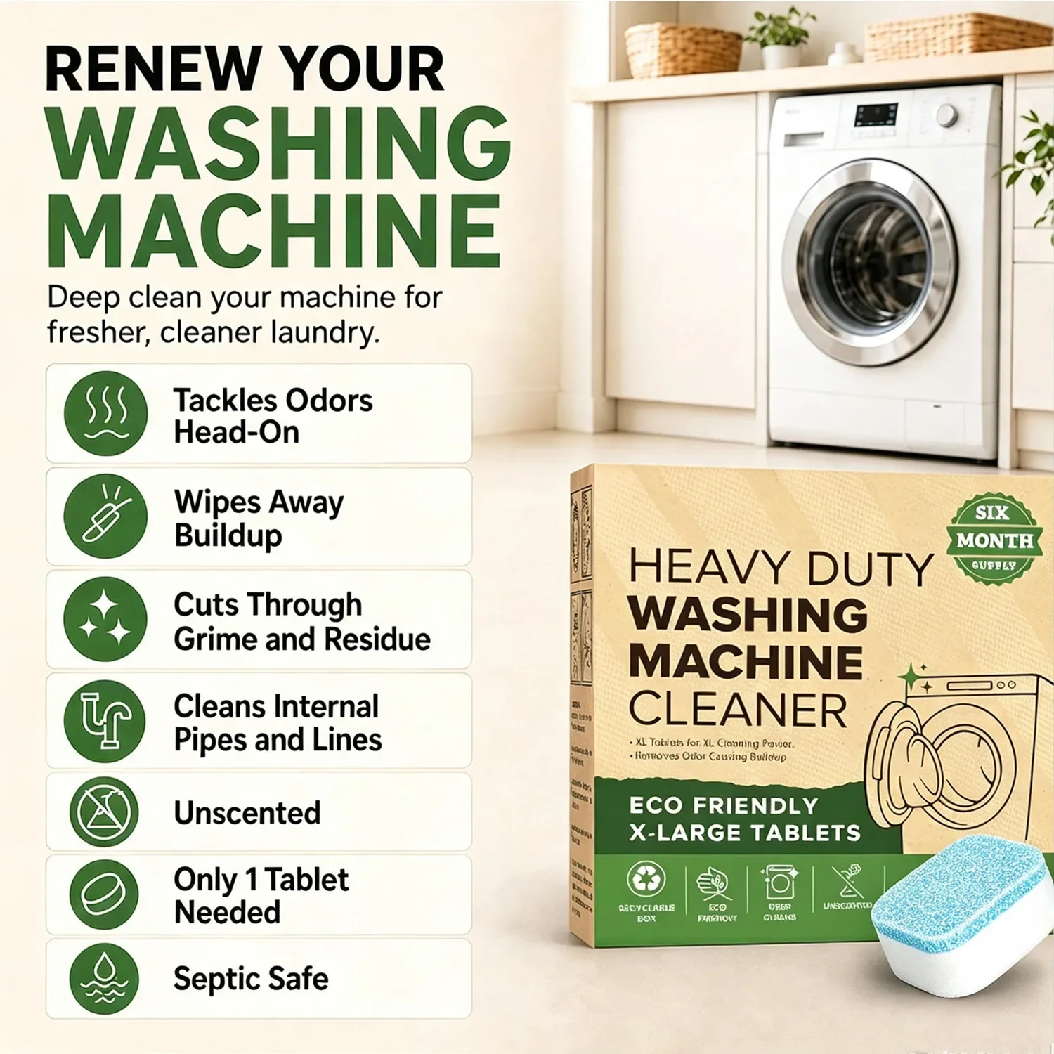 Tablettes nettoyantes et détar - Heavy Equipment Washing avis et prix